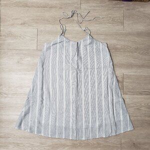 Nectar A line boho sun dress w/ keyhole back festival summer cotton size Large